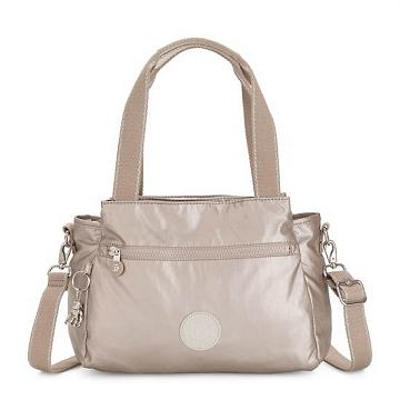 Kipling Elysia Metallic Omuz Çantası Bej Rengi | TR 1810IL